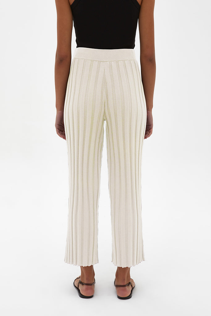 Assembly Florence Knit Pant Cream