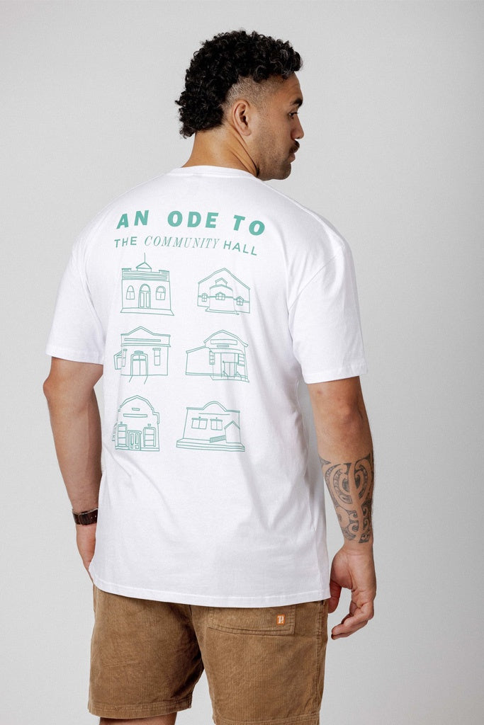 Alarf Community Hall Tee White