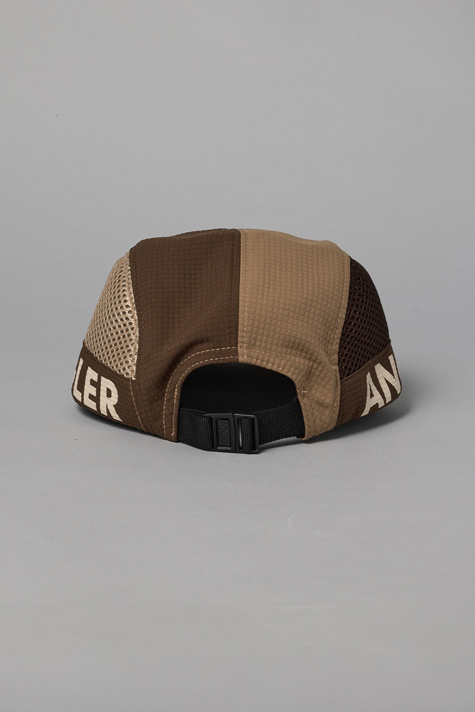 Just Another Fisherman Angler Flap 5 Panel Cap Brown