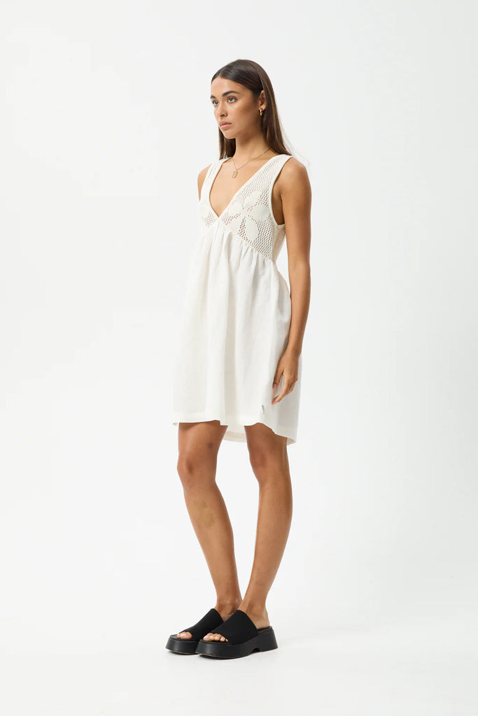 Afends Dakota Mini Dress White