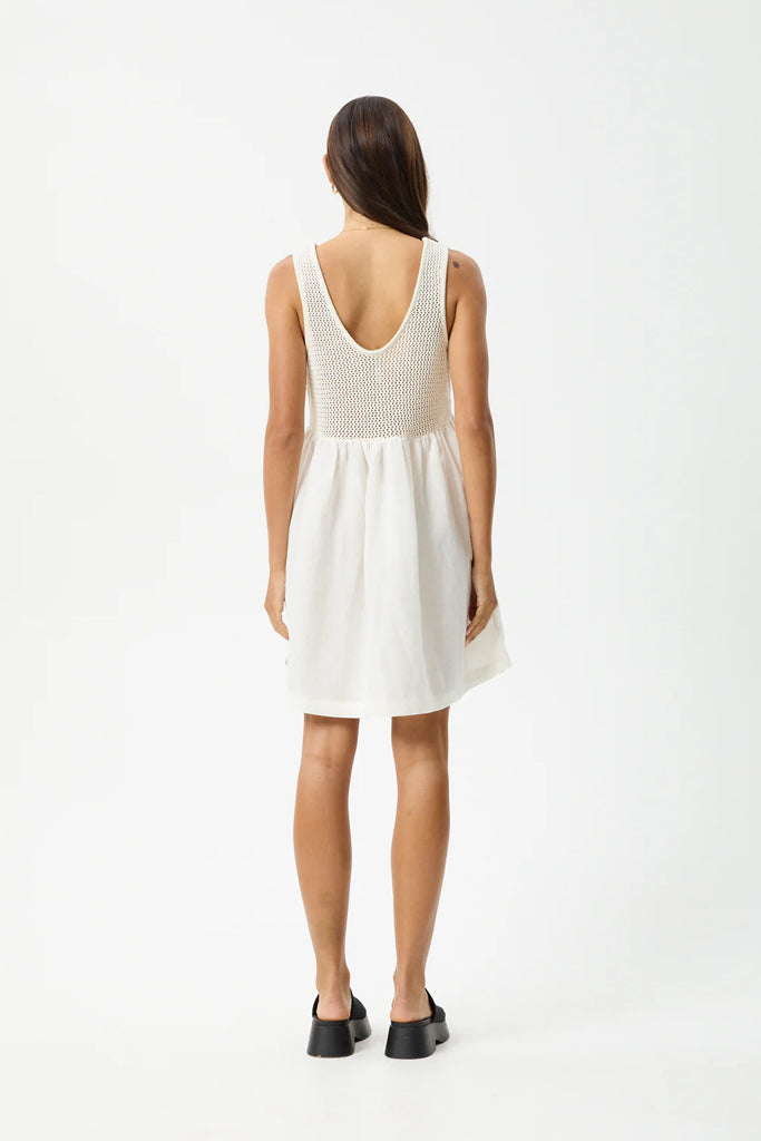 Afends Dakota Mini Dress White