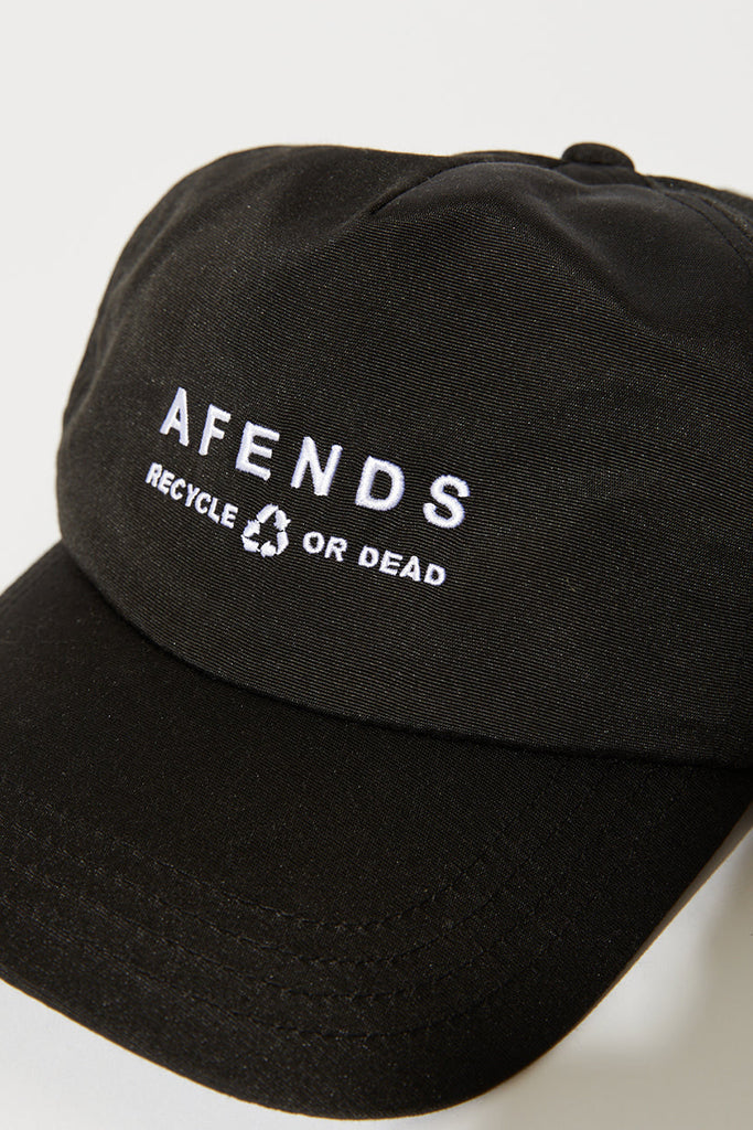 Afends Calico - Recycled Cap - Black