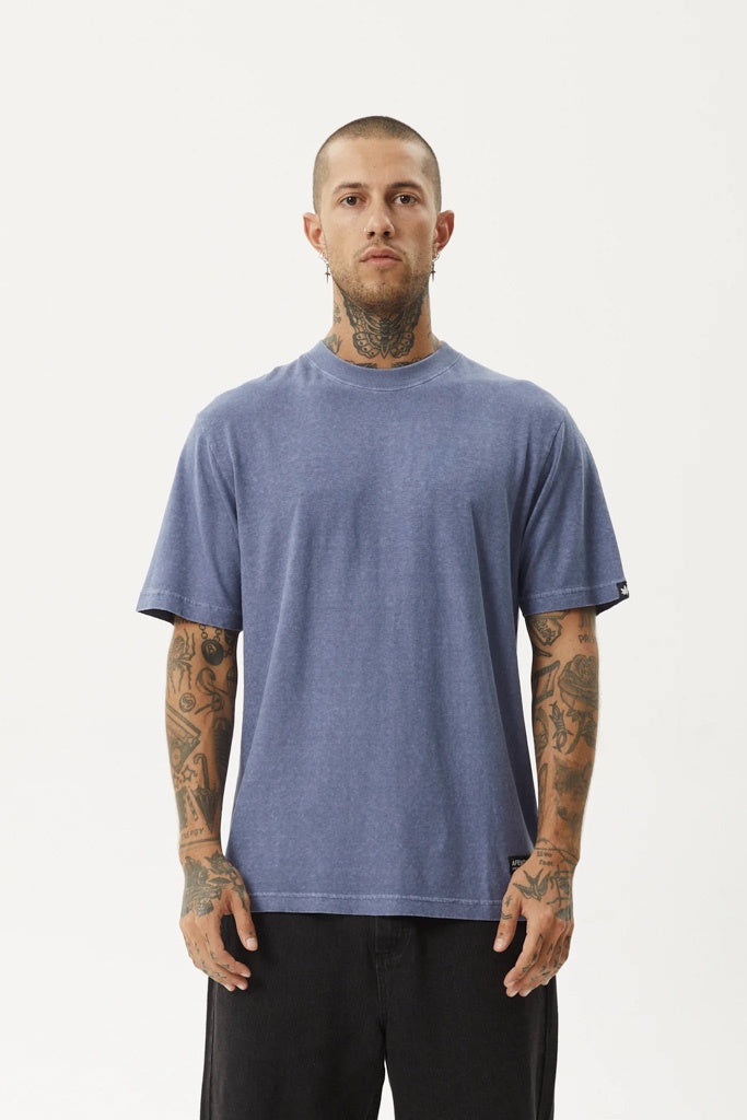 Afends Classic Retro Fit Tee Washed Marlin