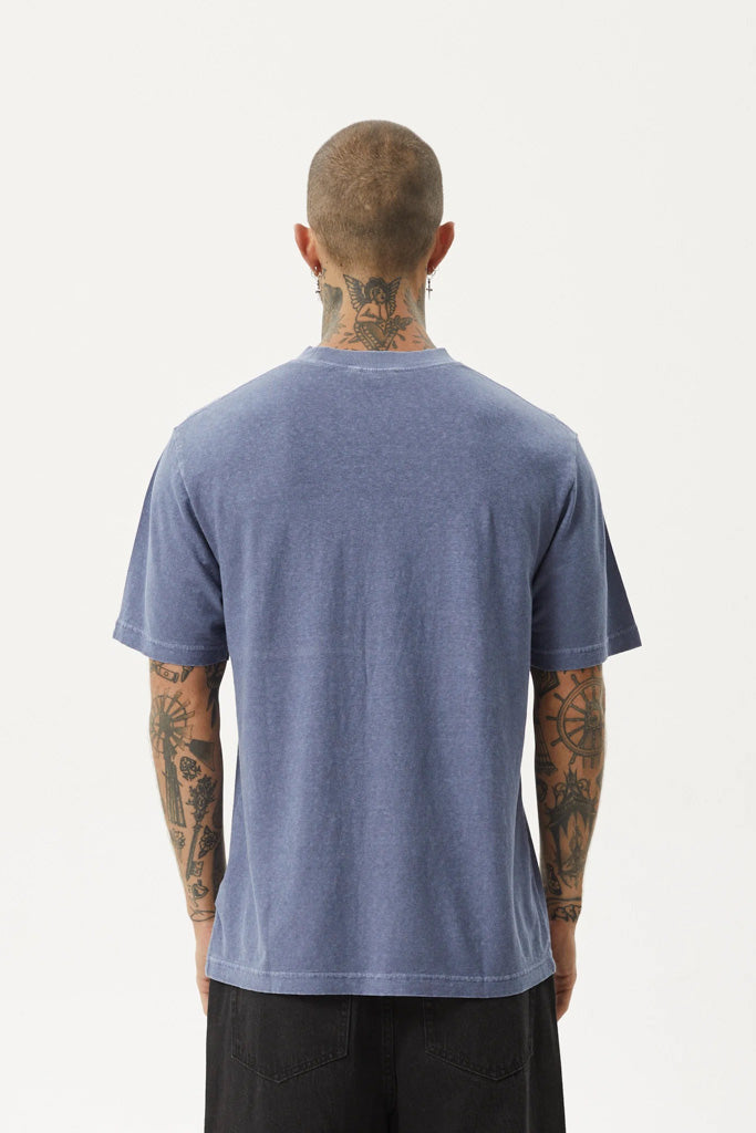 Afends Classic Retro Fit Tee Washed Marlin