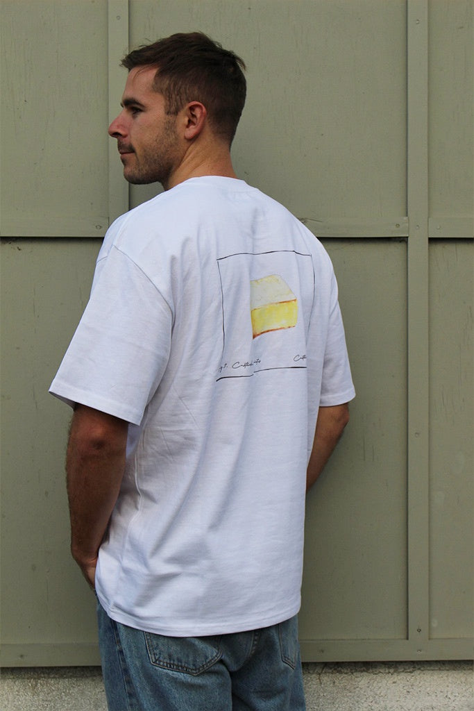 Alarf Custard Square White Tee