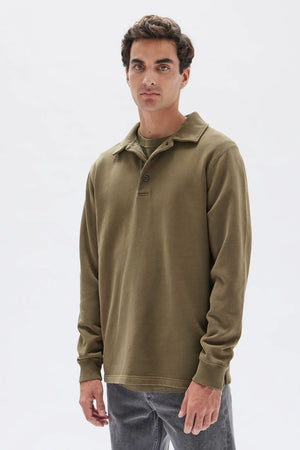 Assembly Ashby Polo Fleece Spruce