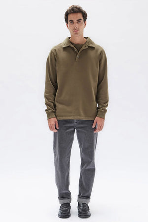 Assembly Ashby Polo Fleece Spruce