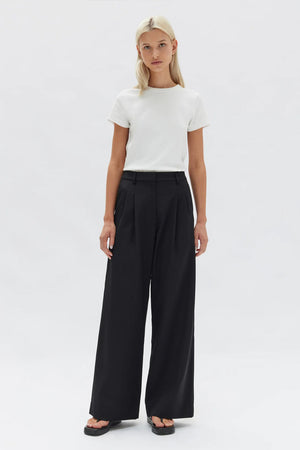 Assembly Roberta Wool Pant Black