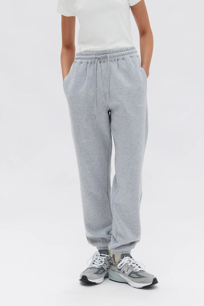 Assembly Rosie Fleece Track Pant Grey Marle