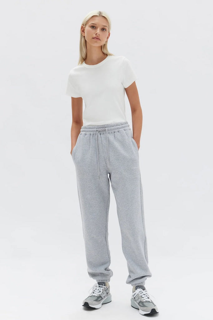 Assembly Rosie Fleece Track Pant Grey Marle