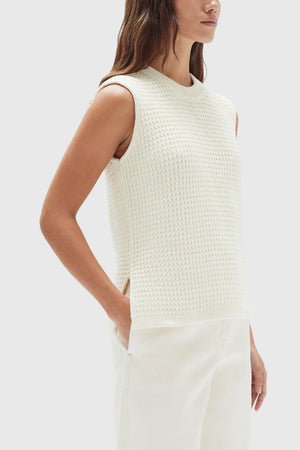 Assembly Sienna Knit Tank Cream