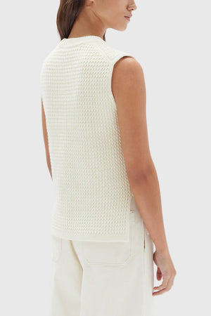 Assembly Sienna Knit Tank Cream