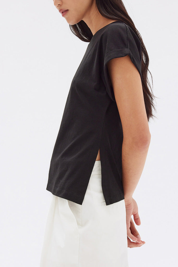 Assembly Cassie Short Sleeve Tee Black