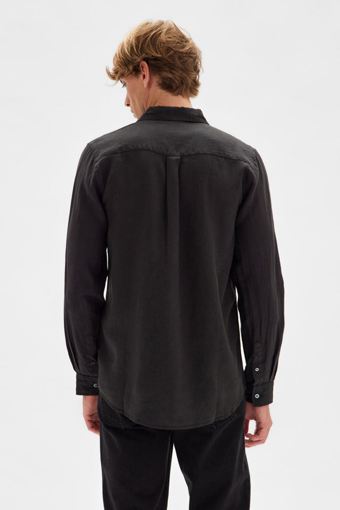 Assembly Casual Long Sleeve Shirt Black