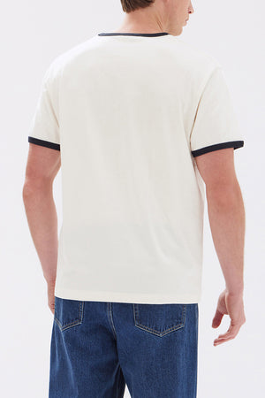 Assembly Elliot Ringer Tee Cream True Navy