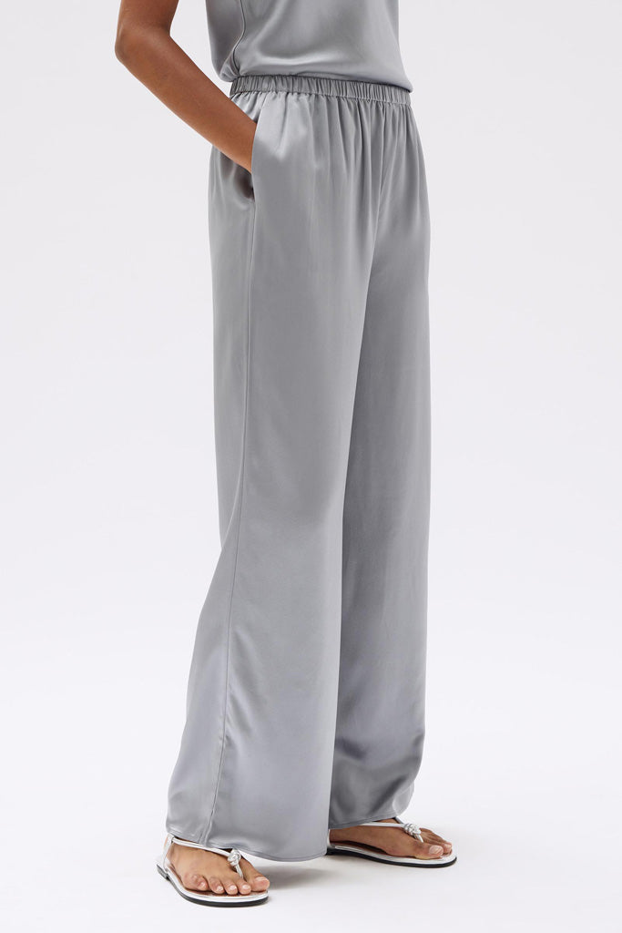 Assembly Ena Silk Pant Silver