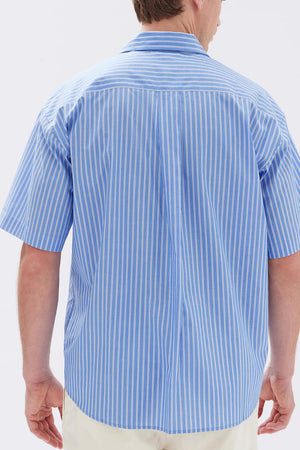 Assembly Sullivan S/S Shirt Stripe Blue White