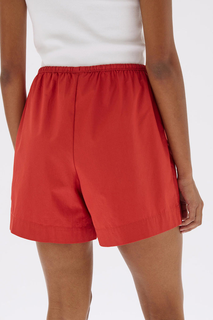 Assembly Philipa Poplin Short Papaya