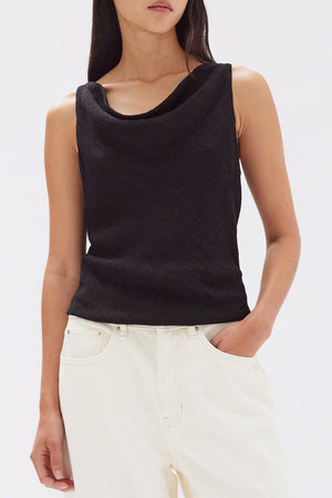 Assembly Reign Textured Top Black