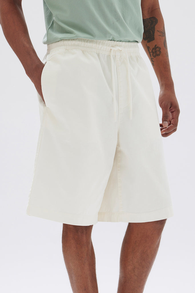 Assembly Tim Wide Cotton Short Cream