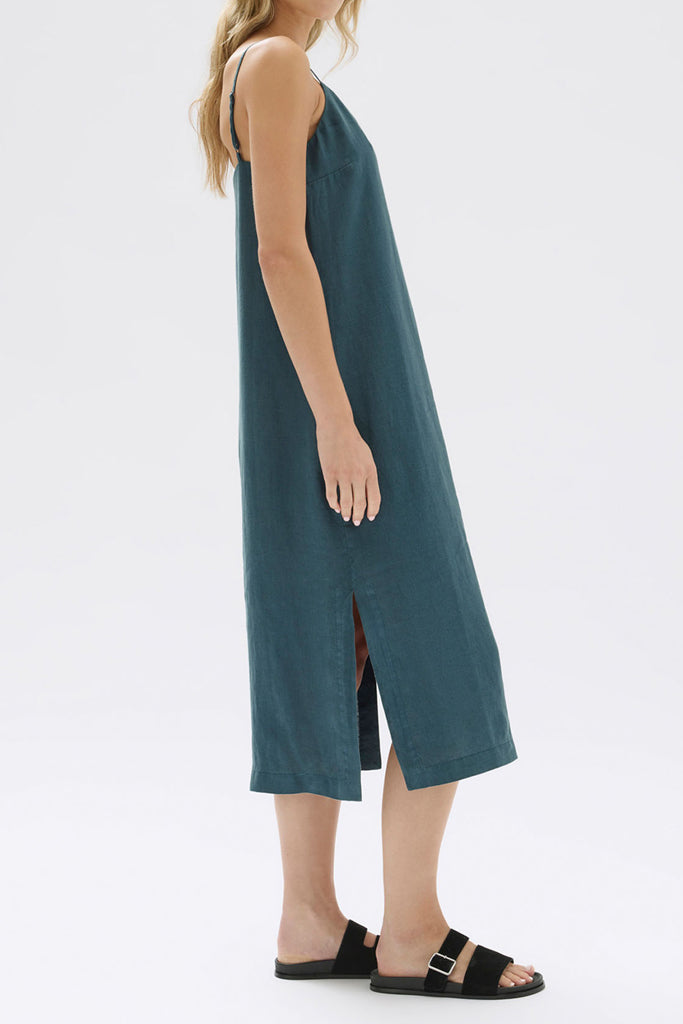 Assembly Vallory Linen Slip Dress Atlas