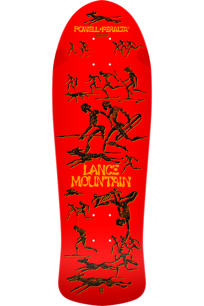 Powell Peralta Bones Brigade Lance Mountain Series 15 Reissue Deck / Red