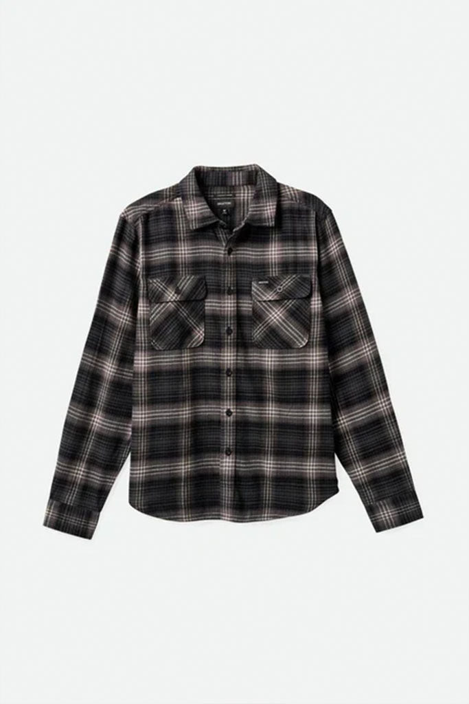 Brixton Bowery LW Ultra Flannel Charcoal/Black