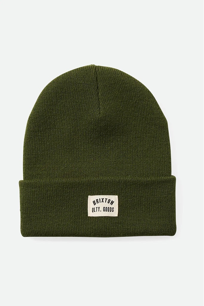 Brixton Woodburn Watch Cap Beanie Chive