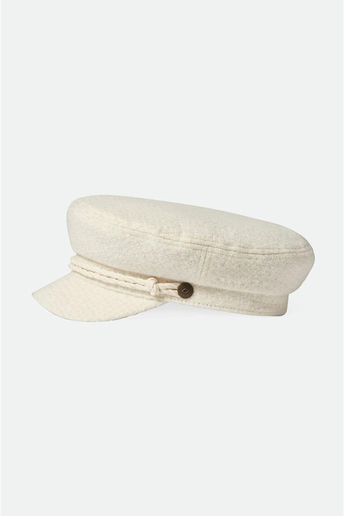 Brixton Fiddler Cap Off White Boucle