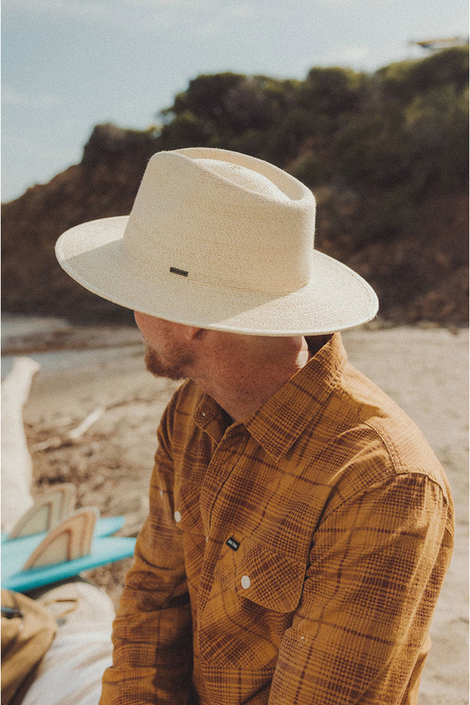 Brixton Marcos Fedora Natural/Natural