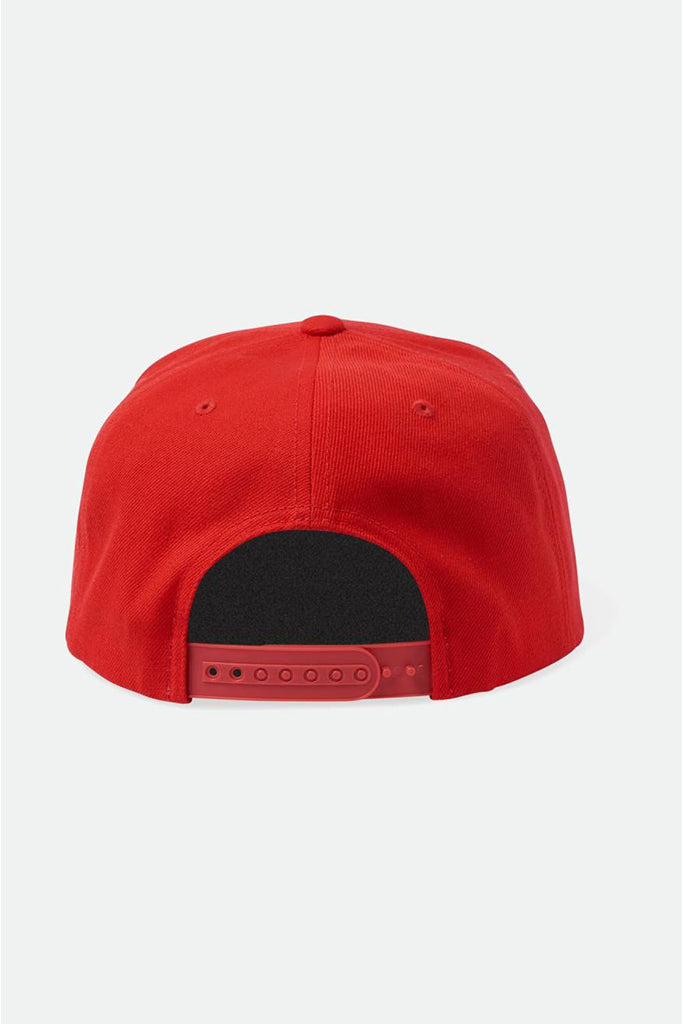 Brixton Oath III Snapback Aloha Red