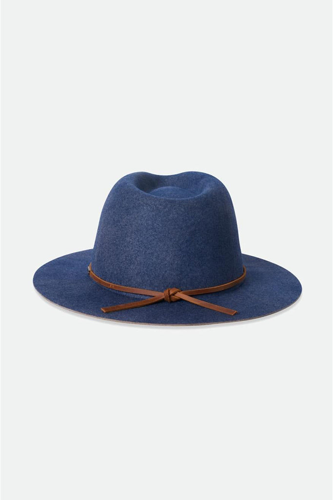 Brixton Wesley Fedora Ombre Blue Worn Wash