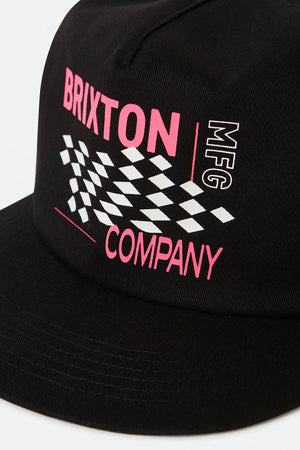 Brixton Neon Finish Line Hp Snpk Black/Pink