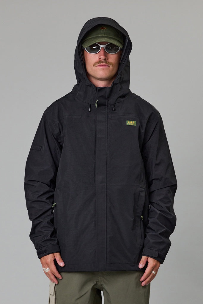 Just Another Fisherman Cascade Shell Jacket Black