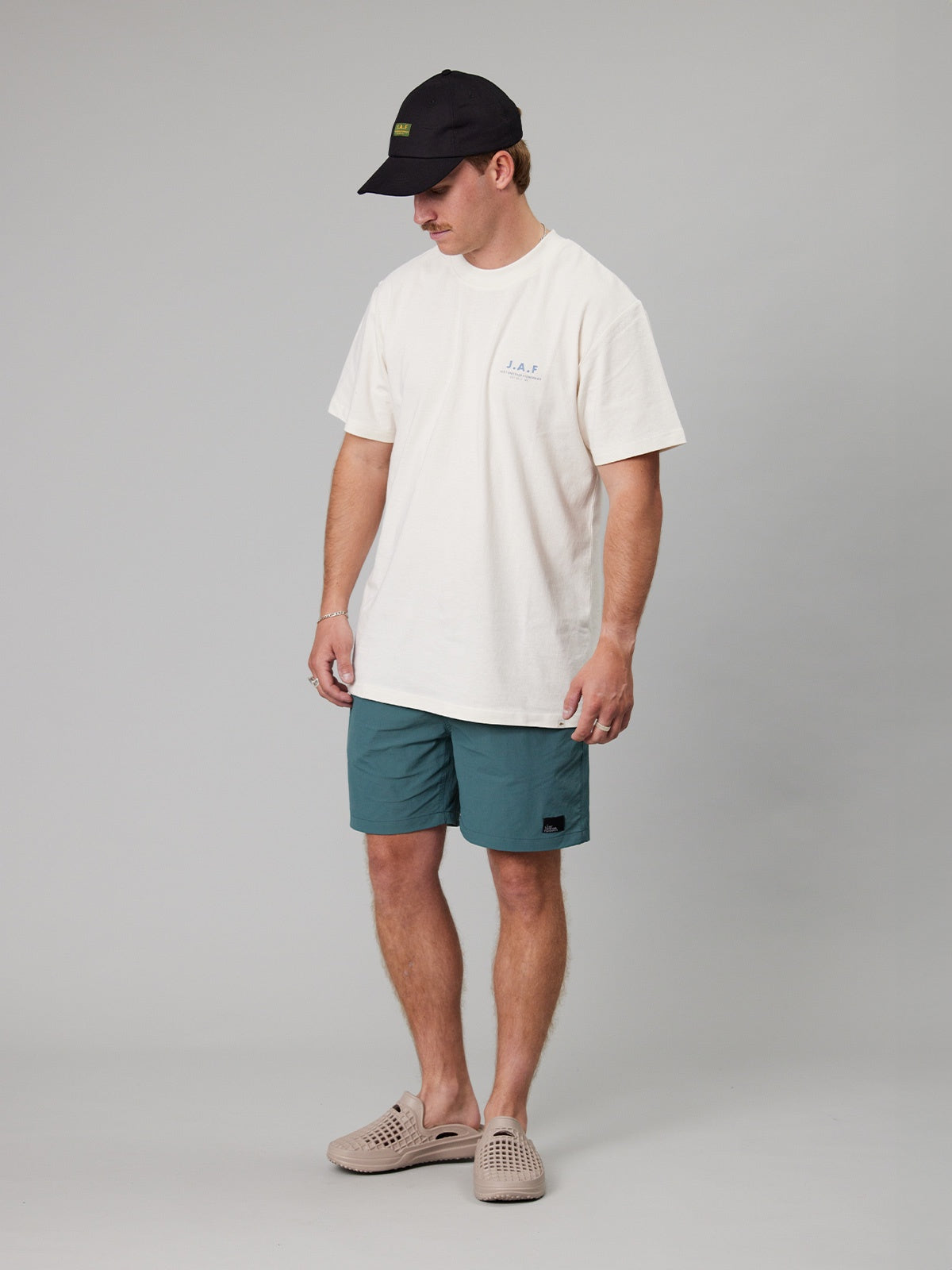 Just Another Fisherman Crewman Shorts Harbour Teal