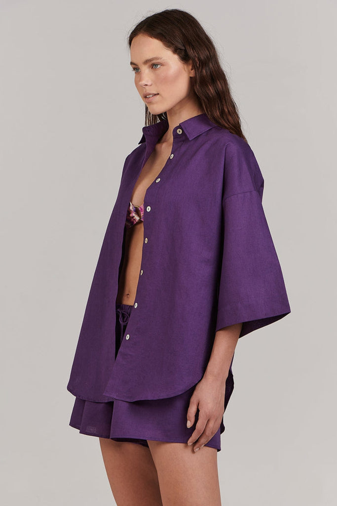 Charlie Holiday Harlow Shirt Deep Purple