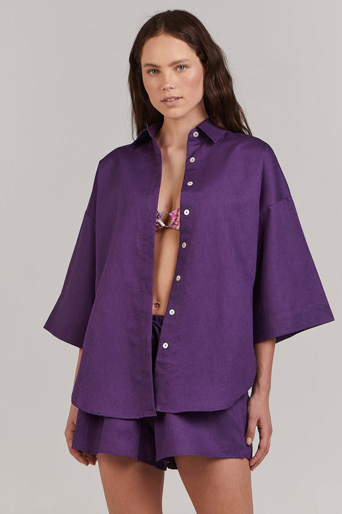 Charlie Holiday Harlow Shirt Deep Purple