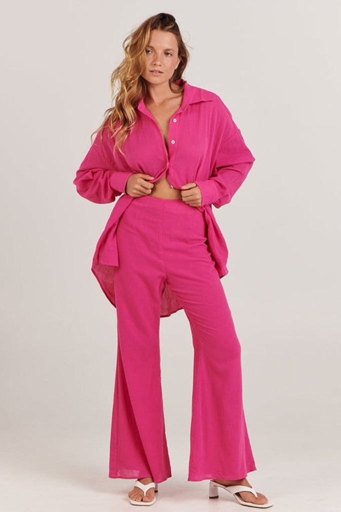 Charlie Holiday Rhodes Pant Fuchsia