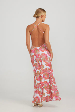 Charlie Holiday Evelyn Maxi Dress Poppy