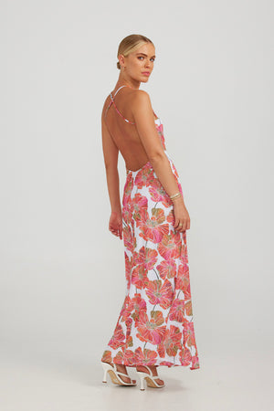 Charlie Holiday Evelyn Maxi Dress Poppy