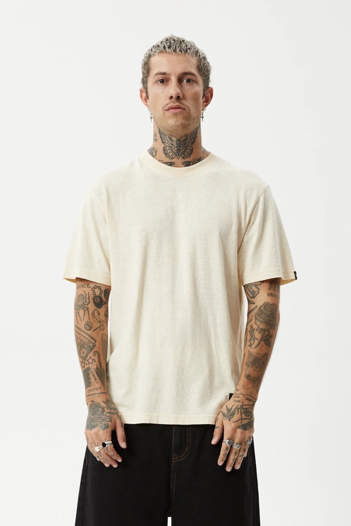 Afends Classic Retro Fit Tee Sand