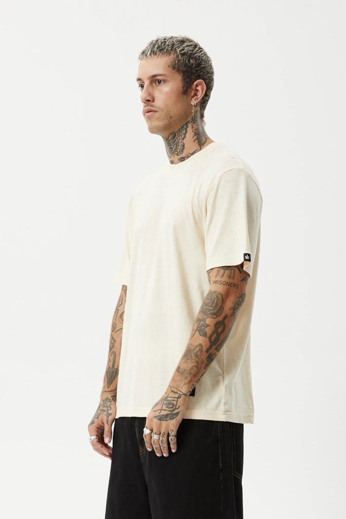 Afends Classic Retro Fit Tee Sand