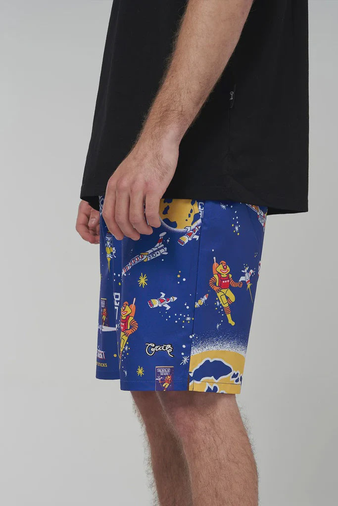 Crate X Space Man Candy Swim Shorts Blue