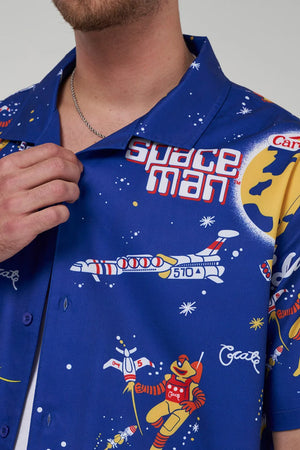 Crate x Space Man Candy S/S Shirt Blue