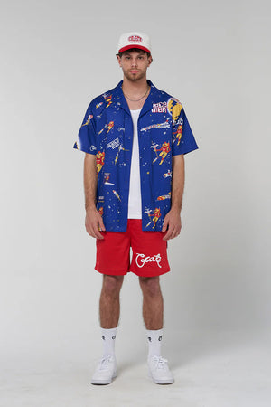 Crate x Space Man Candy S/S Shirt Blue