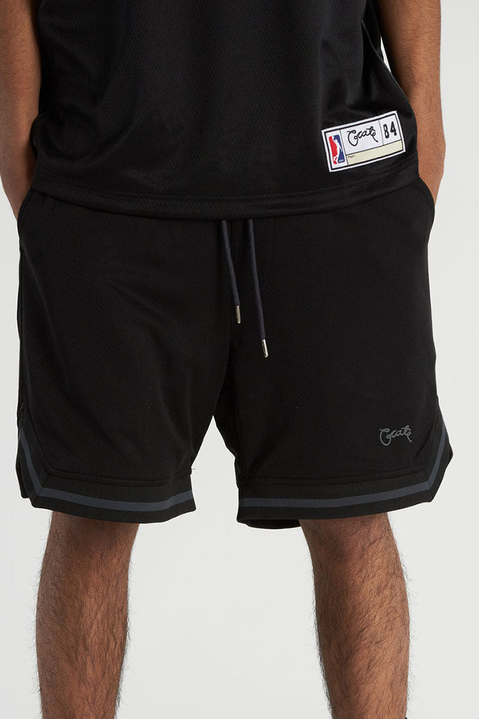 Crate Men's Reversible Mesh B-Ball Short's - Black/Dark Grey