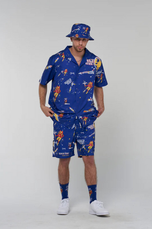 Crate x Space Man Candy S/S Shirt Blue