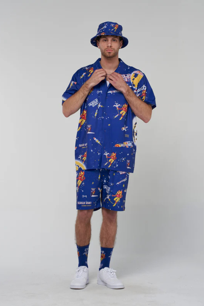 Crate x Space Man Candy S/S Shirt Blue