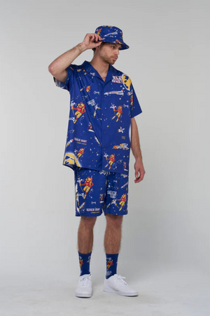 Crate x Space Man Candy S/S Shirt Blue