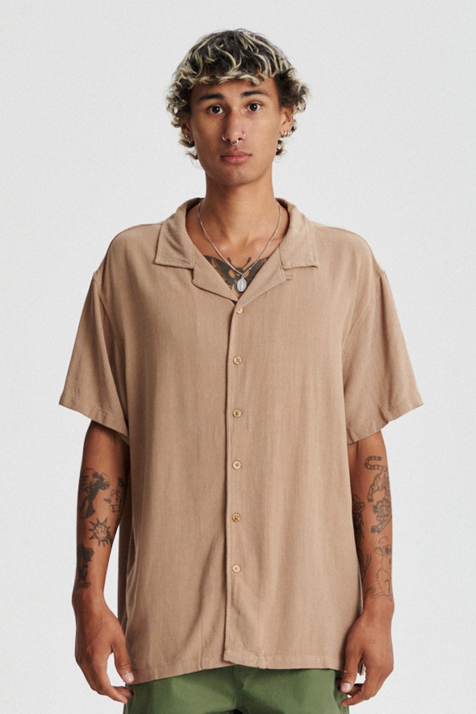 Critical Slide Ernie Resort Shirt Taupe